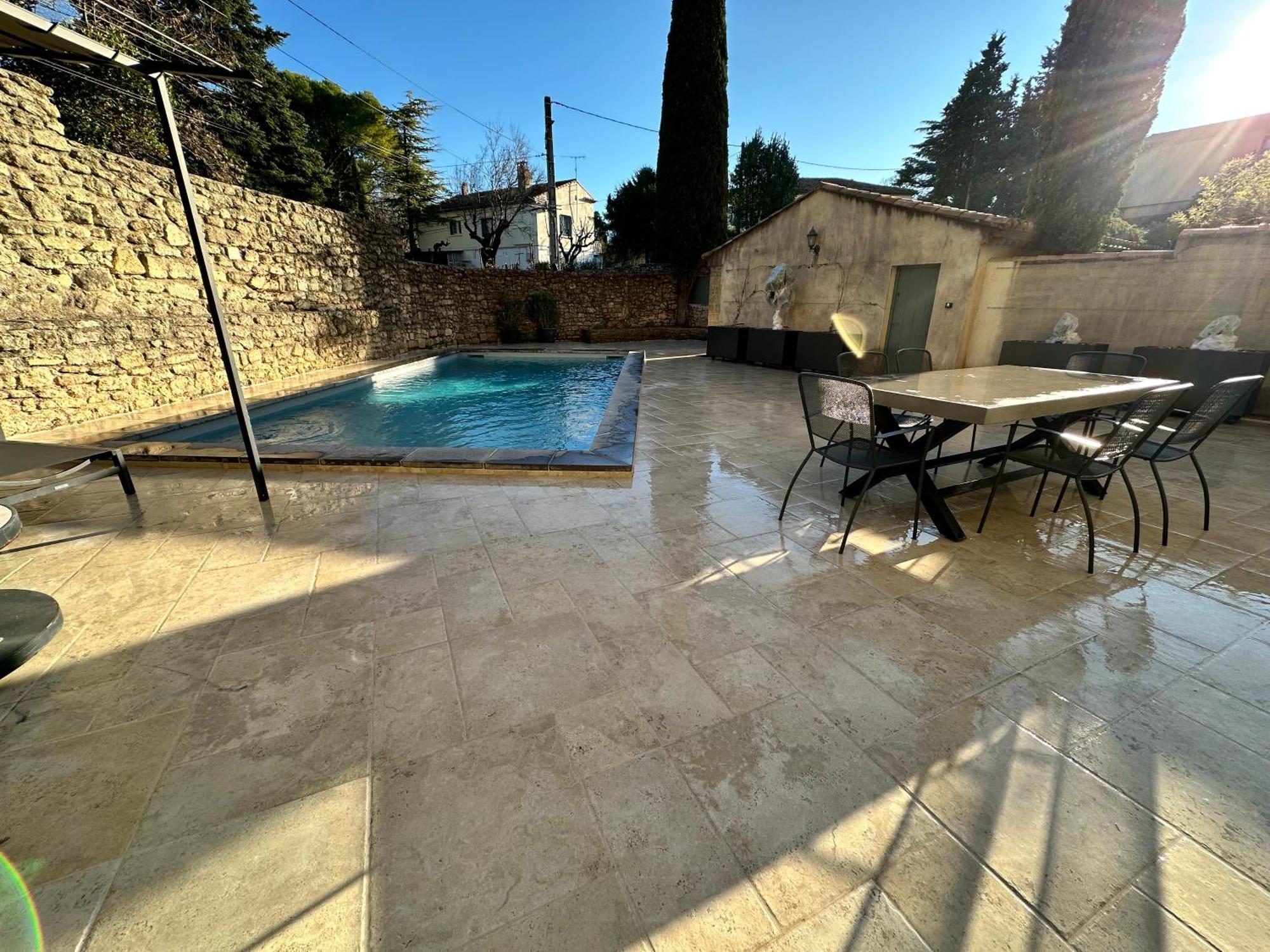 Appartement Avec Piscine Privee Dans Residence Pour 6 Personnes Uzès Exterior foto
